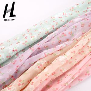 Small Flower Printing Textile Polyester Chiffon Fabric For Sewing Clothing
