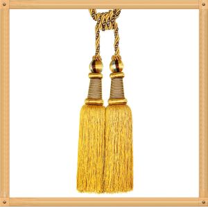 2016 Newest design curtain tassel tieback