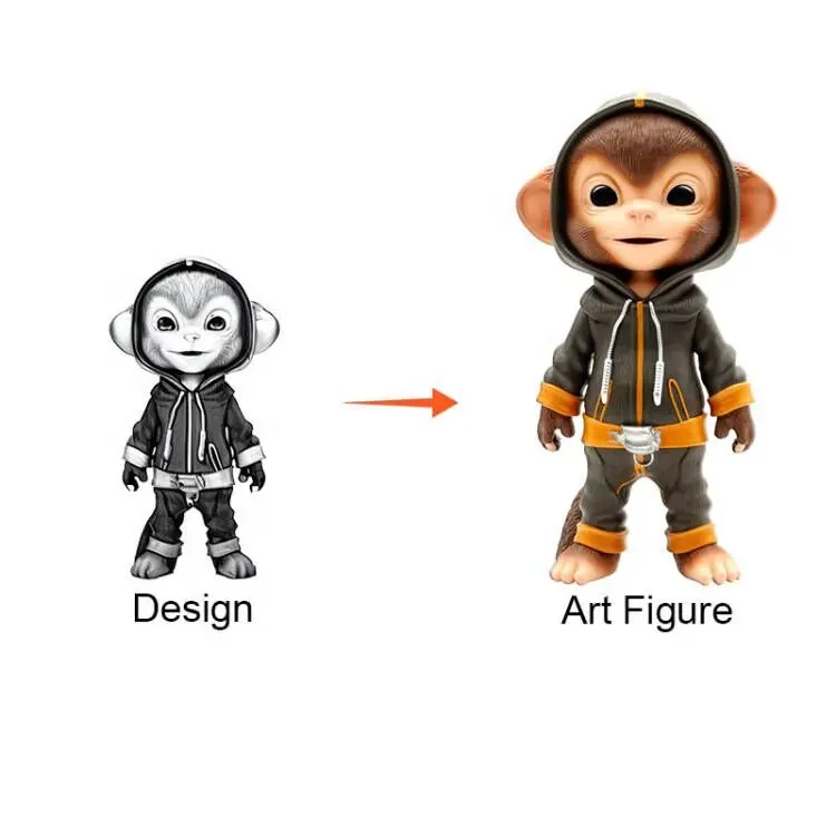 Custom Plastic Toy PVC Toy with High-Precision Figures Trendy Blind Boxes and