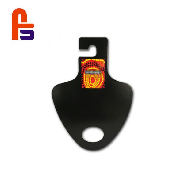 Black Color OEM / ODM Logo Printed Light Weight Custom Cardboard Hangers