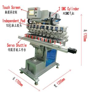 Lego pad printer multi color servo toyes pad printing machine independent print