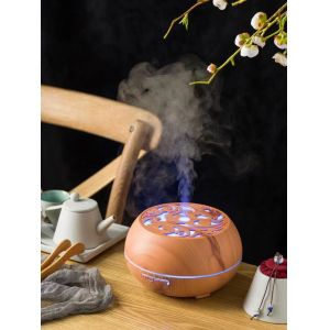 2022 Wood Grain Humidifier Aroma Oil Diffuser with Large Capacity and Vintage