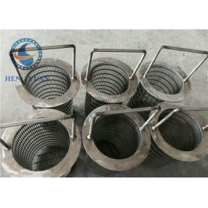 Anti Wear Rotary Screen Drum / Wedge Wire Cylinder Basket Customization