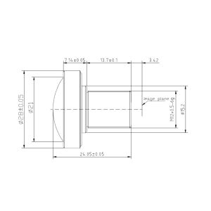 Wholesale 1/2&quot;, 1.54mm, Φ4.5mm 8 Megapixel S Mount Fisheye lens,HFOV 185°, high quality Panoramic lens,CCL120154MP from china suppliers