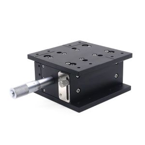 Double Guide Rails Precision Manual Z Axis Stage Lifting Platform Moving