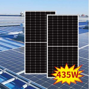 Industrial 435W Monocrystalline Solar Panel Double Sided Power Generation