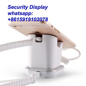 COMER desk display cellphone security display charging and alarm stand with