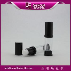Wholesale A0214 injection black color cosmetic packaging,airless pump bottle on sale from china suppliers