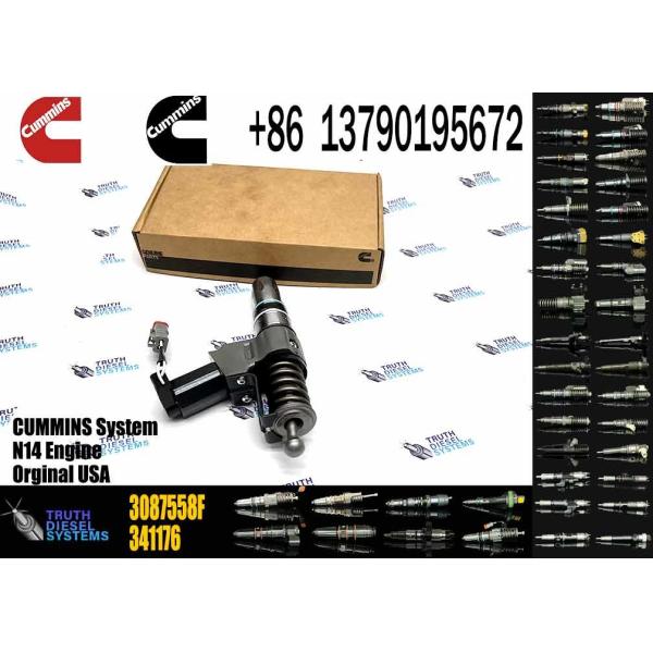 Common Rail Diesel Fuel Injector 3407776 3411385 3087558F For Cummins QSN14 N14