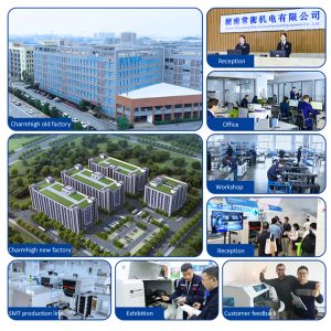 Large-Scale SMT Production Line 10-Head Pick and Place for PCB Assembly in