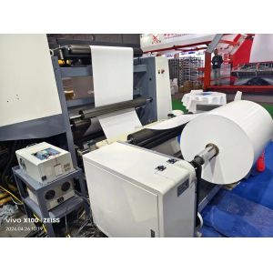 IR Dryer and Web Guide System Included in Sleeve Type Flexo Printing Machine
