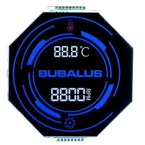 VDD 5V Negative Transmissive VA LCD Display Segment Vehicle LCD Display