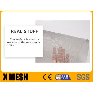 0.21mm Wire Aluminum Window Screen 14 X 14 Mesh Silver For Fly Prevention