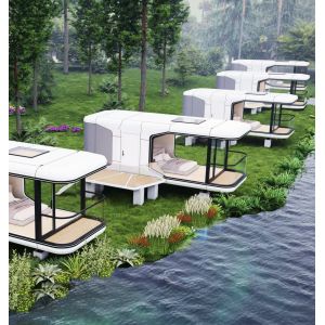 Wholesale 2024 Aluminum mobile home Custom space capsule home from china suppliers