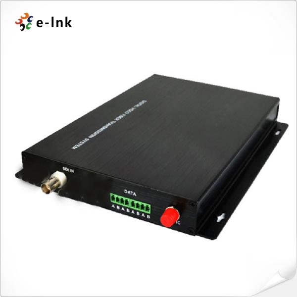 Quality SD-SDI/ASI Unidirectional Fiber Optic Transmitter/Receiver for sale