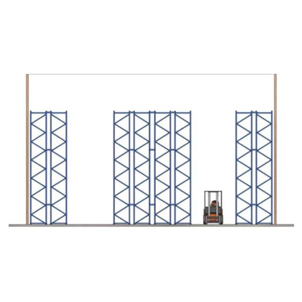 Q235B Material Common Double Deep Storage Rack With High Serviceability