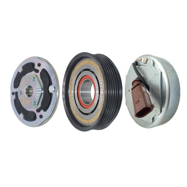 6PK 112MM 12V Auto AC Compressor Pulley Clutch Kit For AUDI A5 Exceptional Durability