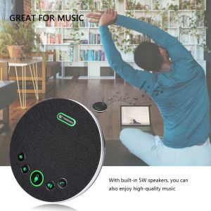 Full Duplex USB Conference Speakerphone Omnidirectional Microphone