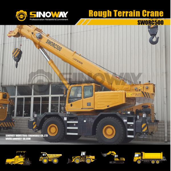 50 ton Oil Fields Rough Terrain Crane