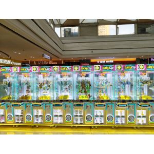 Top Selling Coin Operated 60kgs Toys Claw Game Machine Single Player Win Clip