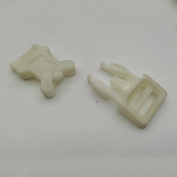 CE CCIC 37.8mm Plastic White Side Release Buckle For Nylon Webbing