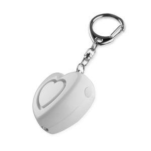 Self Defense Personal Keychain Alarm 140db Heart Shaped Security Safety