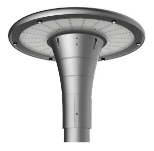 30W-60W Courtyard Lights IP66 IK09 Solar Post Top Lights Die Casting Aluminum