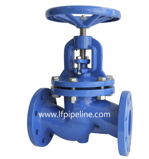 DIN standard cast iron globe valve DIN3202 F1 PN16