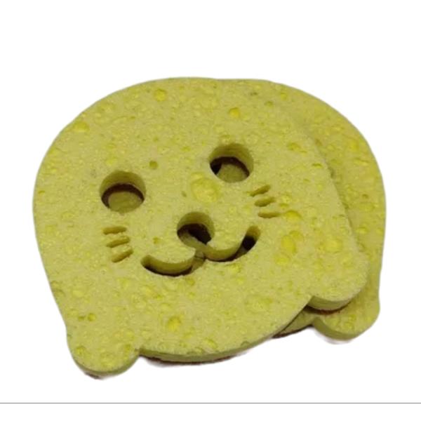 Natural Wood Pulp Sponge High Absorbency Eco-Friendly