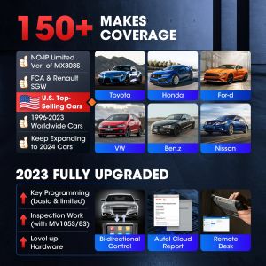 Autel MaxiCOM MK808S OBD2 Scanner Automotivo Car Diagnostic Tool OBD 2 Scanner