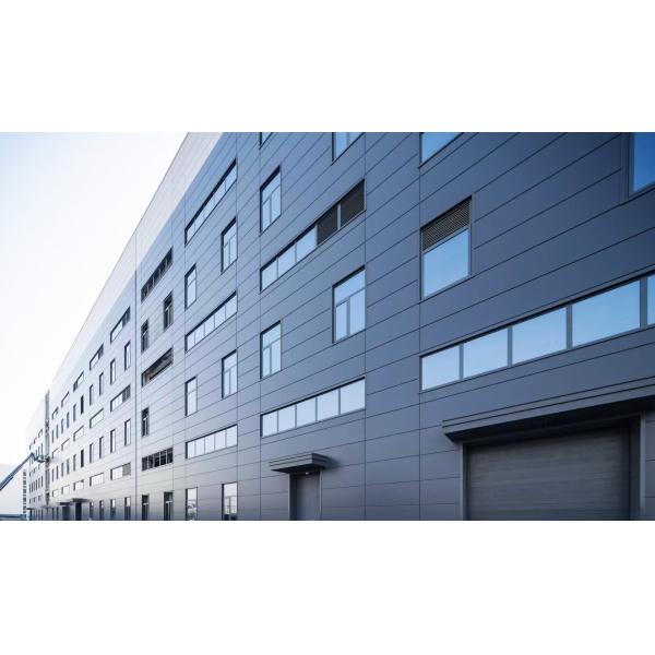Quality Sandwich Panel Cladding Steel Structure Warehouse Design And Fabrication Solution for sale