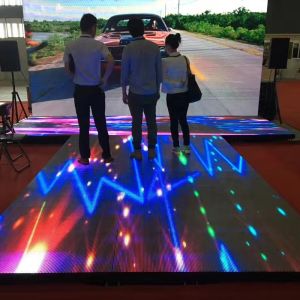 Buy cheap Waterproof 5500nit 500x500mm Interactive LED Floor Tile from wholesalers