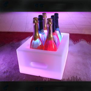 Wholesale 16 Colors Changing PE Plastic LED Ice Bucket IP65 Water Resistant For Beer Champagne from china suppliers