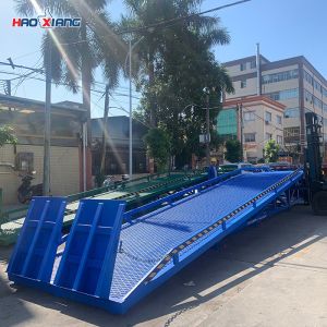 Ground 10T Portable Loading Dock Yard Ramp Moveable Dock Ramp