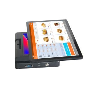 Dual Screen POS System with Foldable Design and All In One Function Based on