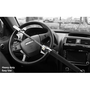 Upgrade Car Steering Wheel Lock High Weatherability Cut Resistance Pick Proof