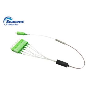 Fiber To The Home Branch Type 1x6 Fiber Optic PLC Splitter