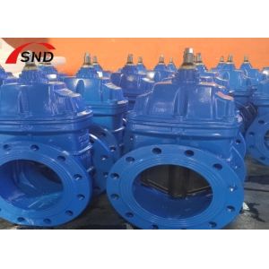 Manual Non-Rising Stem Gate Valve with Locking Device and Ductile Iron Body for