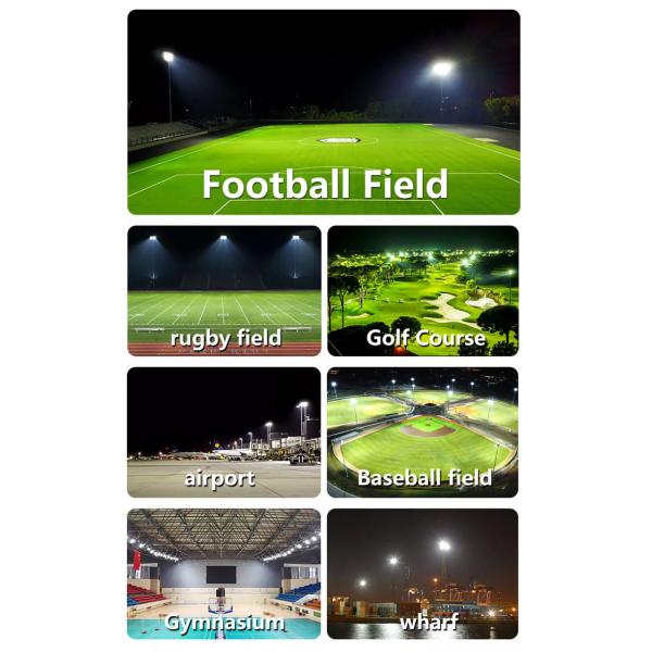 AC110V LED High Mast Light 250W Industrial Led Flood Lights For Bridge