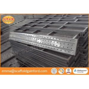 Scaffolding steel 2000mm walking board metal plank for Singapore gas project