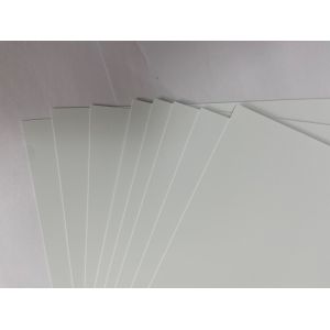 SIM / Phone Cards Plastic Card Sheet White Matte PVC Core Sheet 760micron