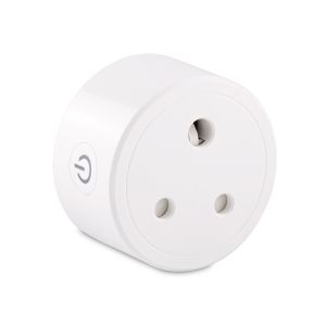 Indian Standard 10A WiFi Smart Plug with Socket Power Metering Function