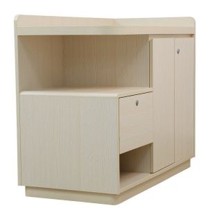 Storage Hospital Bedside Cabinet Customized Night Stand With Drawers