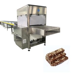 Food Beverage Chocolate Enrobing Machine with PLC Control System