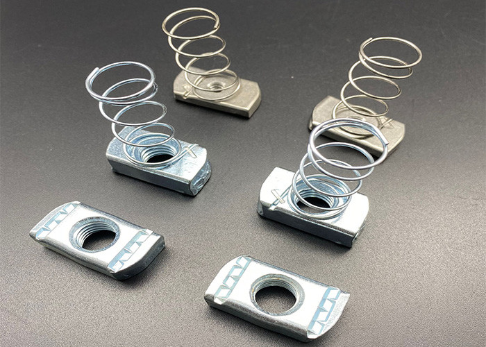 Wholesale Custom 3/8'' Thread Zinc Plated Channel Spring Nuts from china suppliers
