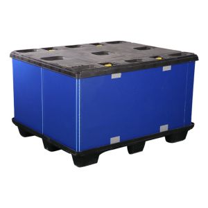 Durable Plastic Foldable Box Corrugated Carton Reuable Plastic Moving Boxes