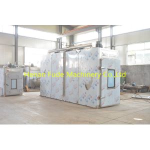 Smokehouse machine. automatic sausage smoking oven, chicken meat roaster