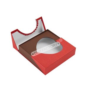 Eco Friendly Chocolate Bar Packaging Boxes Heart Shaped Paper Box