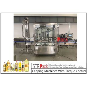 80pcs / Min Bottle Capping Machines 160mm With Torque Control