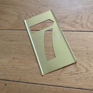 Letter And Number Brass Interlocking Stencil Custom Shaped